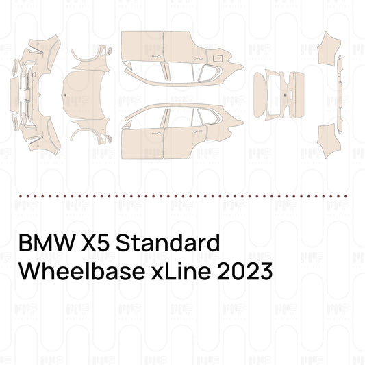 Voorgesneden PPF BMW X5 Standard Wheelbase xLine 2023