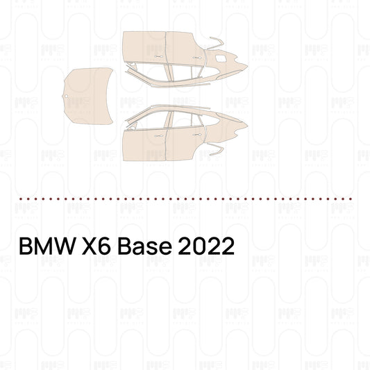 Voorgesneden PPF BMW X6 Base 2022