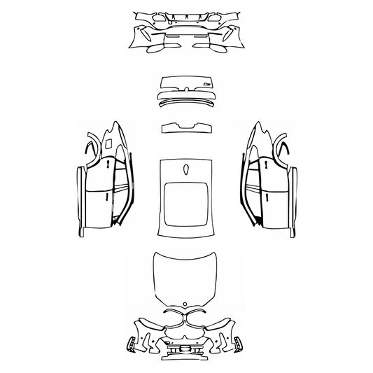Pre-Cut PPF BMW X6 M60i 2025 - PPF-Kits