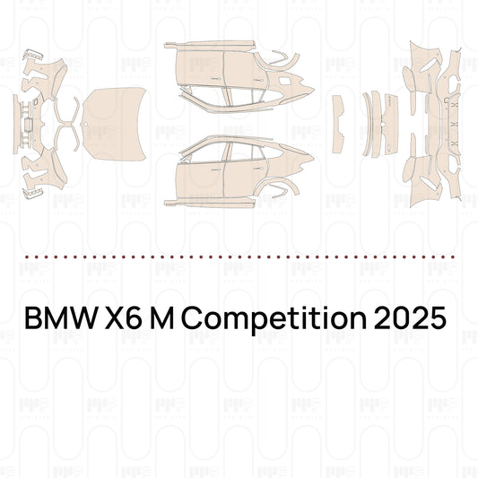 Voorgesneden PPF BMW X6 M Competition 2025