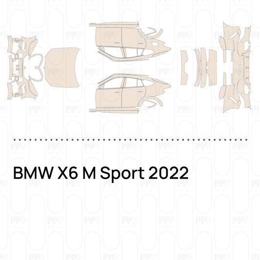 Voorgesneden PPF BMW X6 M Sport 2022