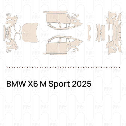 Voorgesneden PPF BMW X6 M Sport 2025