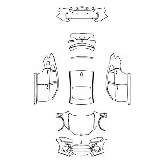 Pre-Cut PPF BMW X6 X6 M 2019 - PPF-Kits