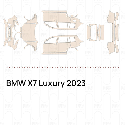 Voorgesneden PPF BMW X7 Luxury 2023