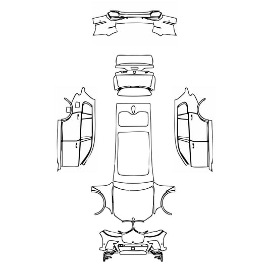 Pre-Cut PPF BMW X7 M50i 2022 - PPF-Kits