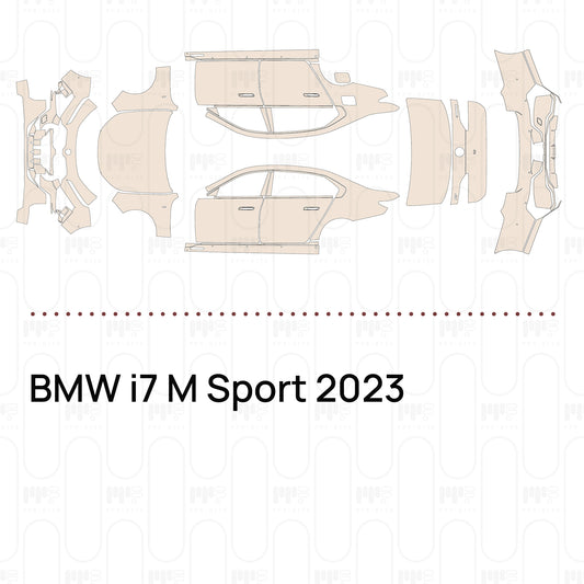Voorgesneden PPF BMW i7 M Sport 2023