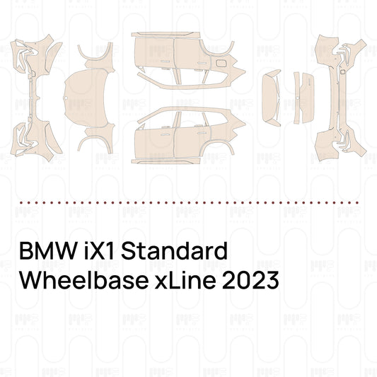Voorgesneden PPF BMW iX1 Standard Wheelbase xLine 2023