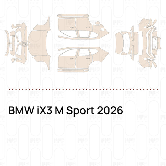 Voorgesneden PPF BMW iX3 M Sport 2026