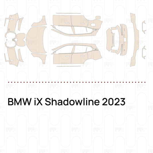 Voorgesneden PPF BMW iX Shadowline 2023