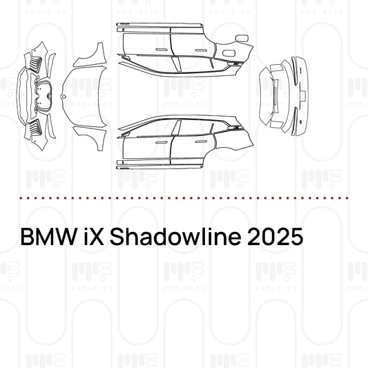 Voorgesneden PPF BMW iX Shadowline 2025