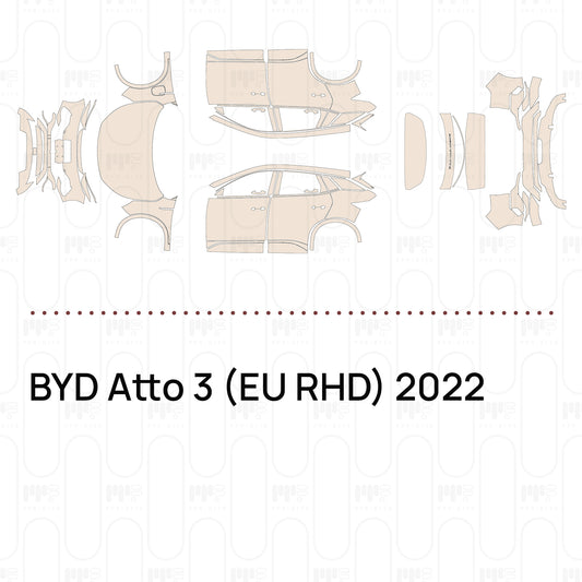 Voorgesneden PPF BYD Atto 3 (EU RHD) 2022