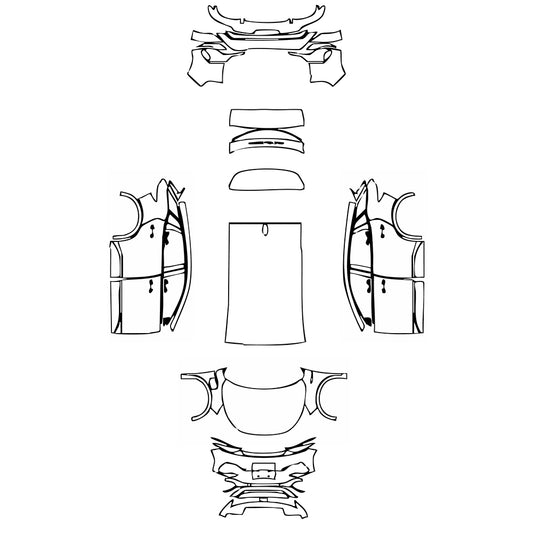 Pre-Cut PPF BYD Atto 3 (EU RHD) 2023 - PPF-Kits
