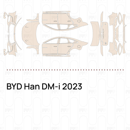 Voorgesneden PPF BYD Han DM-i 2023