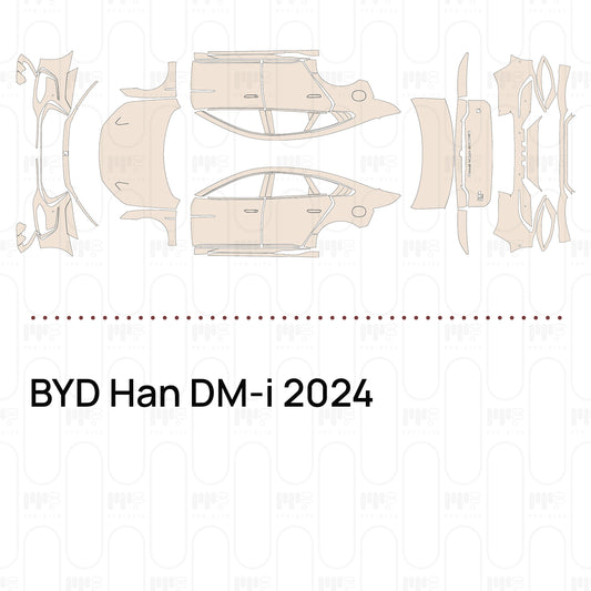 Voorgesneden PPF BYD Han DM-i 2024