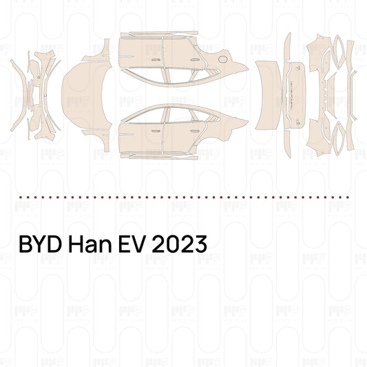 Voorgesneden PPF BYD Han EV 2023