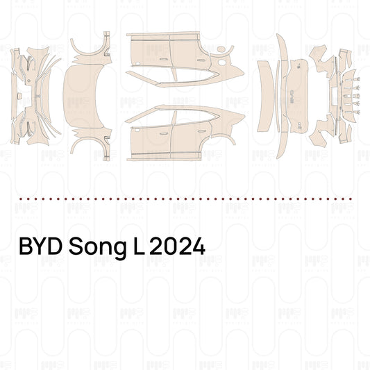 Voorgesneden PPF BYD Song L 2024