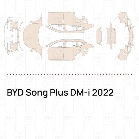 Voorgesneden PPF BYD Song Plus DM-i 2022