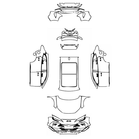Pre-Cut PPF BYD Song Plus DM-i 2024 - PPF-Kits