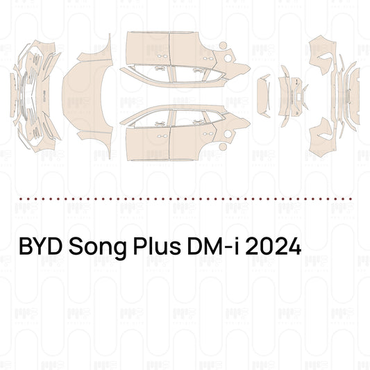 Voorgesneden PPF BYD Song Plus DM-i 2024