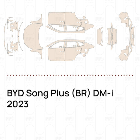 Voorgesneden PPF BYD Song Plus (BR) DM-i 2023