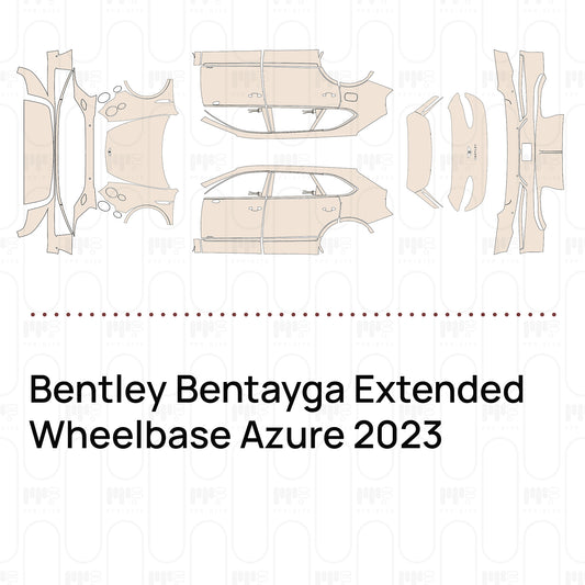Voorgesneden PPF Bentley Bentayga Extended Wheelbase Azure 2023