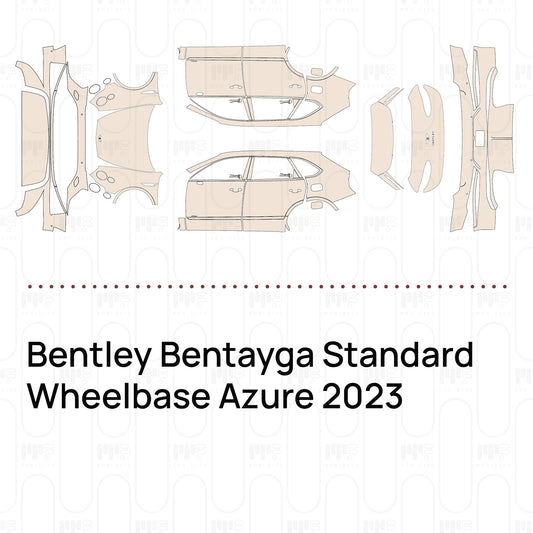 Voorgesneden PPF Bentley Bentayga Standard Wheelbase Azure 2023