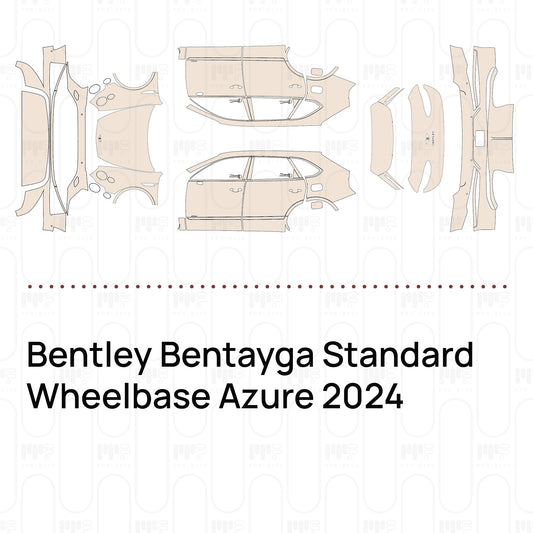 Voorgesneden PPF Bentley Bentayga Standard Wheelbase Azure 2024