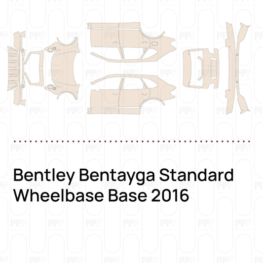 Voorgesneden PPF Bentley Bentayga Standard Wheelbase Base 2016