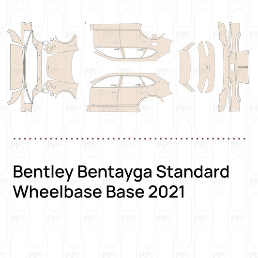 Voorgesneden PPF Bentley Bentayga Standard Wheelbase Base 2021