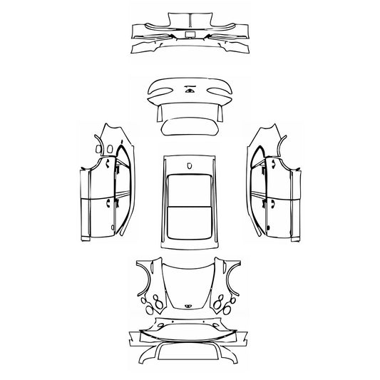 Pre-Cut PPF Bentley Bentayga Standard Wheelbase First Edition 2025 - PPF-Kits