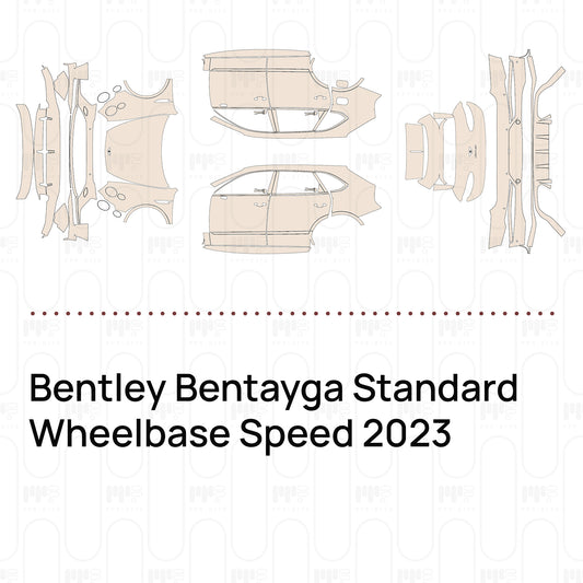 Voorgesneden PPF Bentley Bentayga Standard Wheelbase Speed 2023