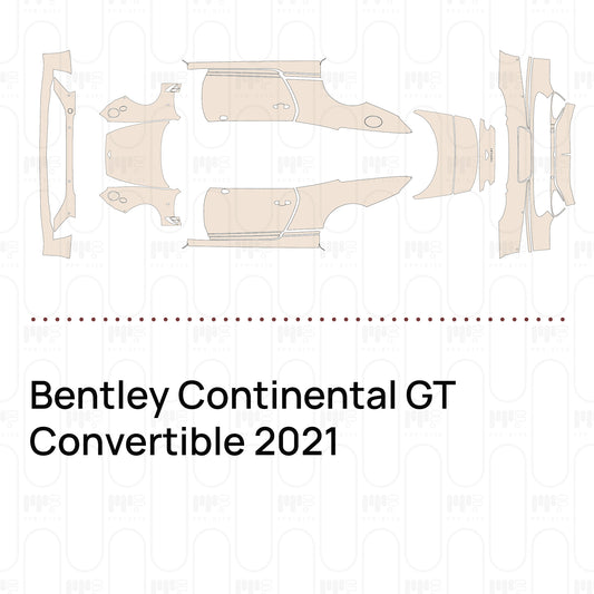 Voorgesneden PPF Bentley Continental GT Convertible 2021