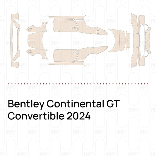 Voorgesneden PPF Bentley Continental GT Convertible 2024