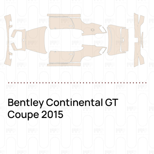 Voorgesneden PPF Bentley Continental GT Coupe 2015
