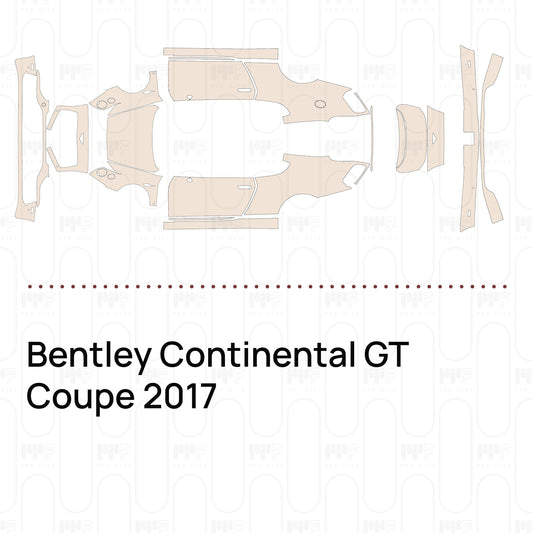 Voorgesneden PPF Bentley Continental GT Coupe 2017