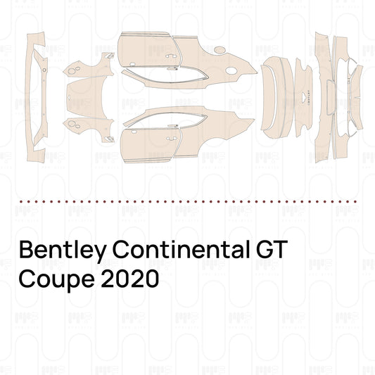 Voorgesneden PPF Bentley Continental GT Coupe 2020
