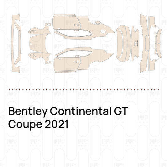 Voorgesneden PPF Bentley Continental GT Coupe 2021