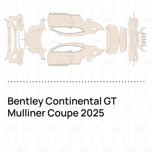Voorgesneden PPF Bentley Continental GT Mulliner Coupe 2025