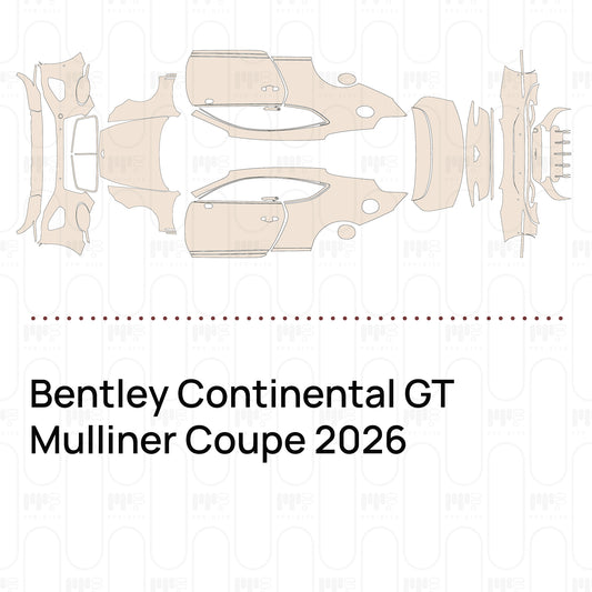 Voorgesneden PPF Bentley Continental GT Mulliner Coupe 2026