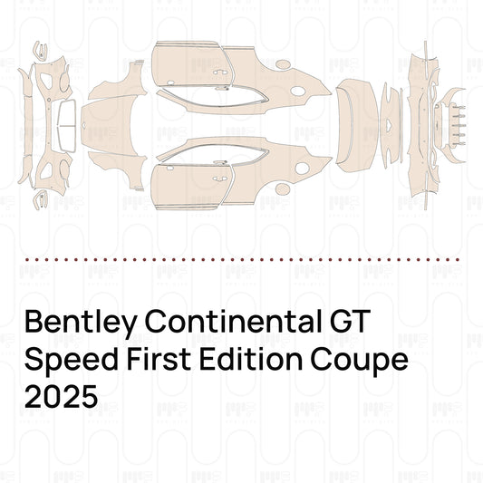 Voorgesneden PPF Bentley Continental GT Speed First Edition Coupe 2025