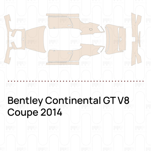 Voorgesneden PPF Bentley Continental GT V8 Coupe 2014
