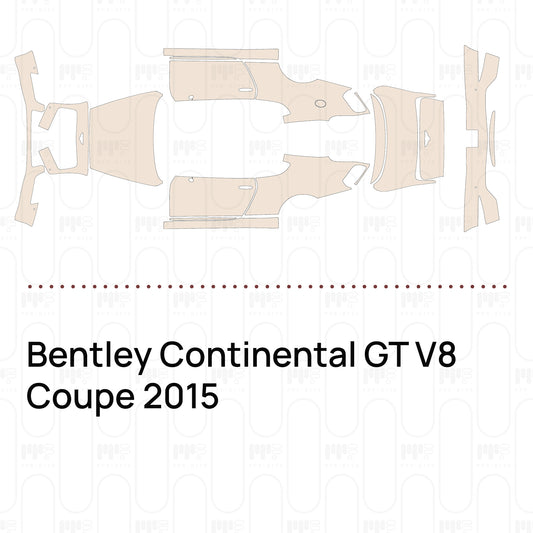 Voorgesneden PPF Bentley Continental GT V8 Coupe 2015