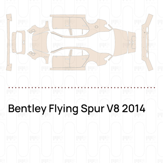 Voorgesneden PPF Bentley Flying Spur V8 2014