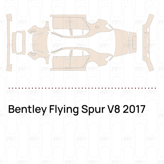 Voorgesneden PPF Bentley Flying Spur V8 2017