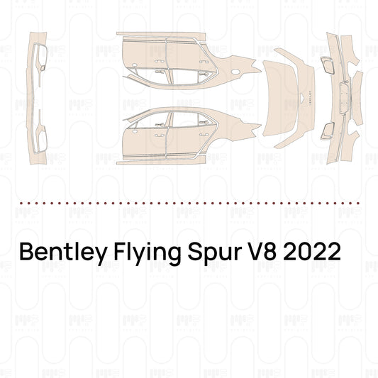 Voorgesneden PPF Bentley Flying Spur V8 2022