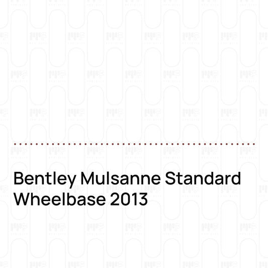 Voorgesneden PPF Bentley Mulsanne Standard Wheelbase 2013