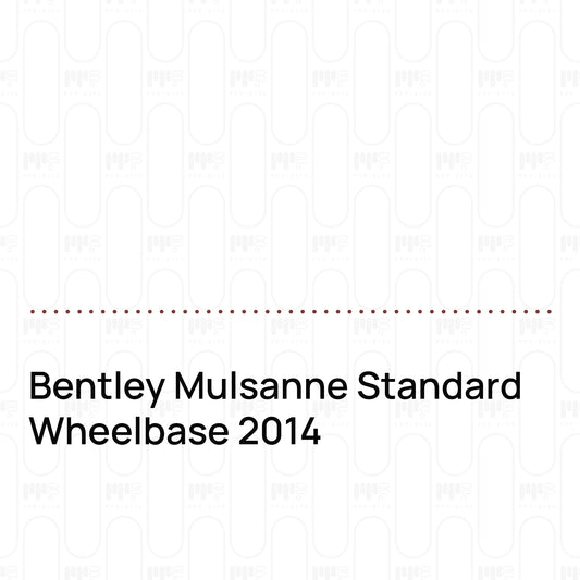 Voorgesneden PPF Bentley Mulsanne Standard Wheelbase 2014