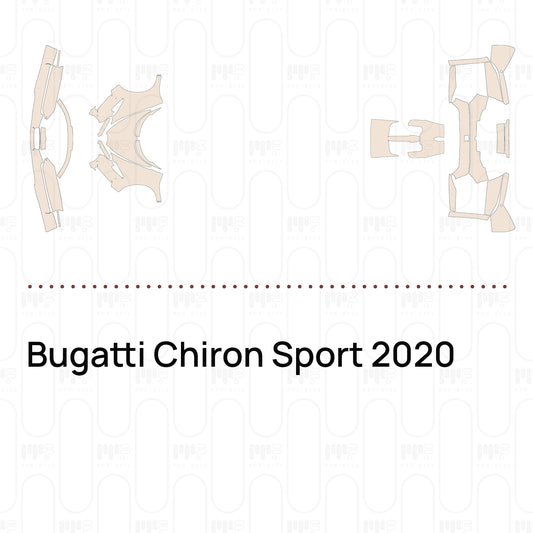 Voorgesneden PPF Bugatti Chiron Sport 2020