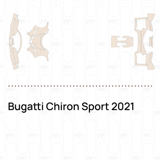 Voorgesneden PPF Bugatti Chiron Sport 2021