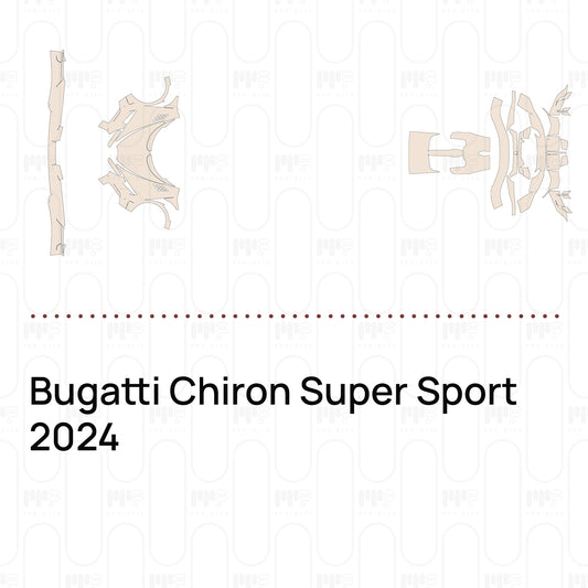Voorgesneden PPF Bugatti Chiron Super Sport 2024
